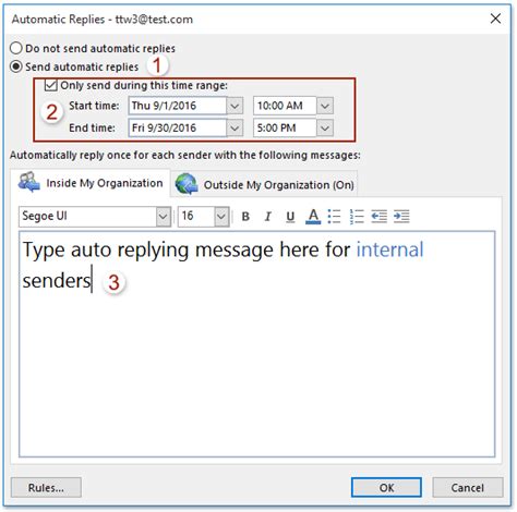 Est Assez Ministère Lance How To Set Out Of Office In Outlook Cheminée