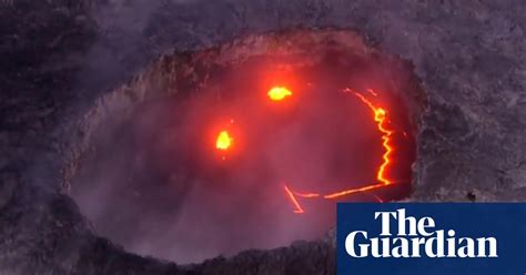 Volcano Erupts Into Smiley Face In Hawaii As It Flows Into The Pacific