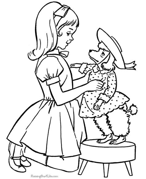 pin  vickie myers  printables dog coloring page coloring pages