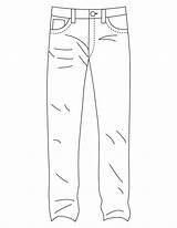 Pants Coloring Jeans Pages Shorts Denim Color Blue Printable Sheet Kids Print Getcolorings Getdrawings Colorings sketch template