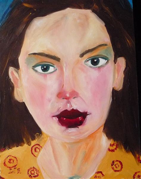 Those Lips Those Eyes Painting By Irit Bourla