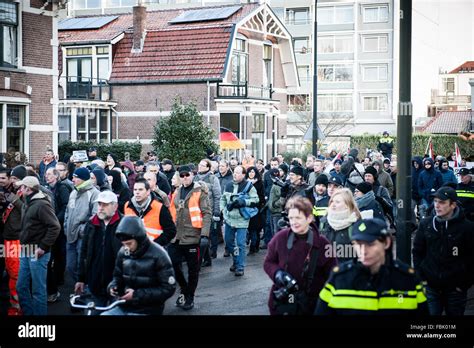 apeldoorn  netherlands  jan  pegida nederland protest  apeldoorn