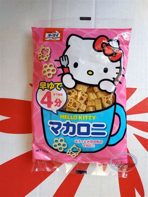 japan sanrio hello kitty shaped pasta macaroni noodle food