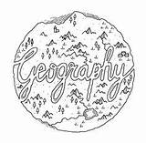 Geography Redbubble Cute Caligraphy Binder источник Zapisano sketch template