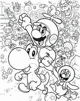 Mario Coloring Pages Super Print Printable Color Odyssey Galaxy Sonic Toad Bowser Sheets Fly Guy Getcolorings Bros Kids Luigi Getdrawings sketch template