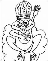 Frog Coloring Prince Pages Clipart Library Colouring Line Popular sketch template