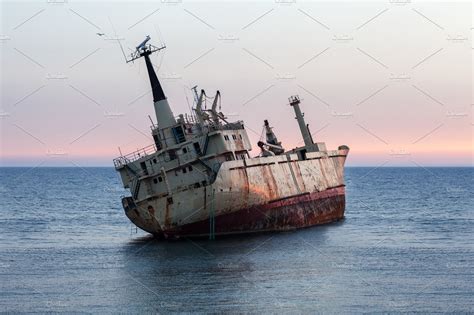 sinking ship wreck  sunset high quality transportation stock  creative market