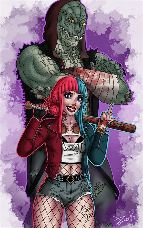 Punk Harley And Killer Croc By Jzerosk Hentai Foundry