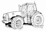 Traktor Deere Querformat sketch template