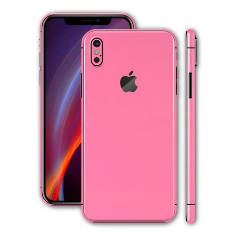 Iphone X Pink Matt Skin Iphone Pink Skin New Iphone
