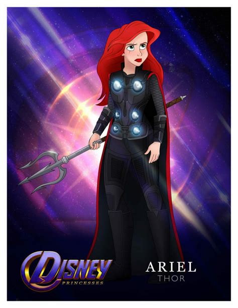 disney princess avengers mashup