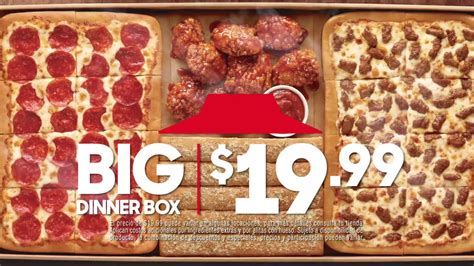 pizza hut pide la big box dinner ad commercial  tv