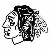 Coloring Blackhawks Pages Chicago Logo Clipart Logos Nhl Svg Cubs Clip Cliparts Library Sports Tray Cutting Made Just Kids Popular sketch template