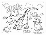 Dinosaur Dinosaurs Hatching Egg Fierce sketch template