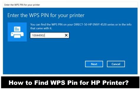 find wps pin  printer images   finder