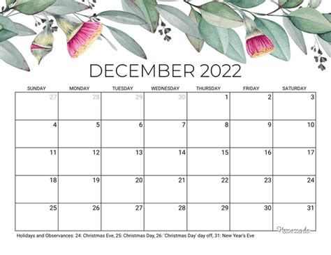 printable december  calendars wiki calendar december