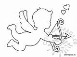 Cupid Printable Template Coloring Pages Print Drawing Getdrawings Getcolorings sketch template