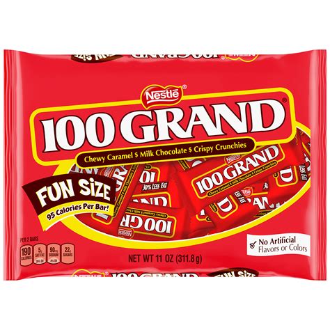 grand candy bars fun size  oz