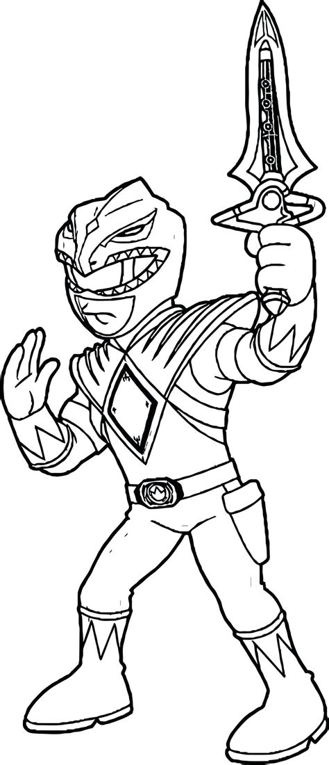 green ranger coloring pages  getcoloringscom  printable