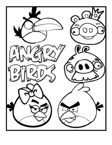 angry birds coloring pages  kids printable fun coloring pages  kids