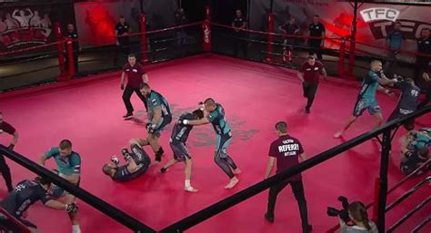 brutal    mma team battle video