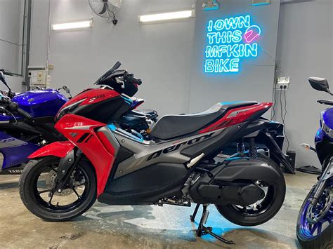 brand  facelifted  yamaha aerox  connected   singapore