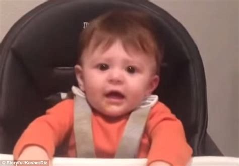 nine month old performs adorable double fist pump for his football mad dad daily mail online