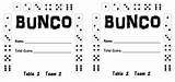 Bunco Printables Downloadable P1  Click sketch template