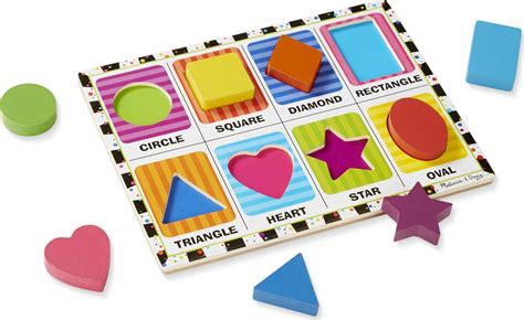 chunky shapes puzzle toys  learn