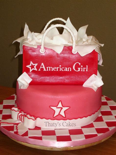 American Girl Cake American Girl Birthday Party American Girl Parties