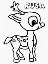 Mewarnai Lucu Hewan Rusa Binatang Kartun Sketsa Mewarna Paud Diwarnai Kumpulan Cemerlang Reindeer Terlengkap Rudolph Cacing Kancil Anakcemerlang Ini Hebat sketch template