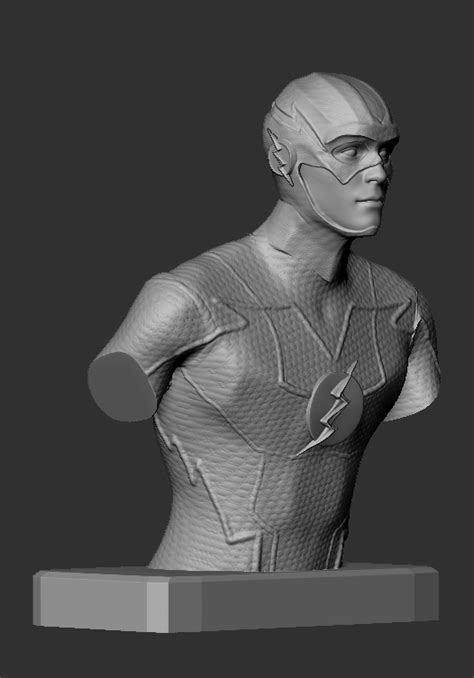 Stl File Flash Bust・3d Print Model To Download・cults