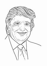 Donald Presidents Kleurplaat Dibujos Mewarnai Mensen Kleurplaten Halaman Bekende Presiden Famosa Amerikaanse Barack Barangan Colorironline sketch template