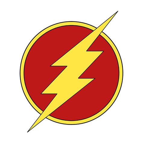 draw  flash logo  easy drawing tutorial