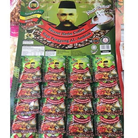 12 sachets ali extract sex wellness strongman tongkat ali coffee new