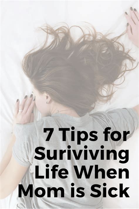 7 tips for surviving life when mom is sick in wild hearts