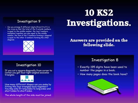 ks investigations teaching resources