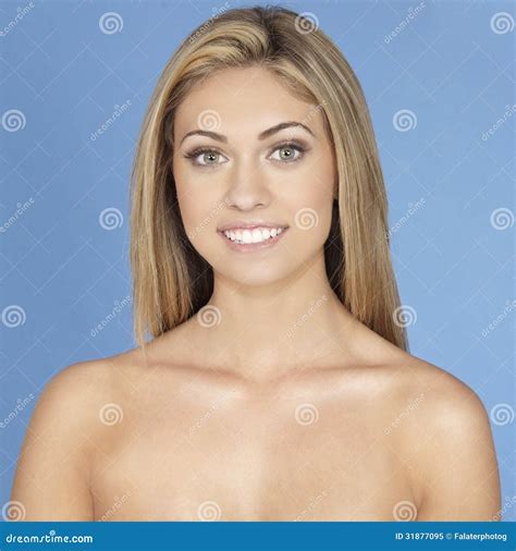 teen blond girl head shot stock image image  silky