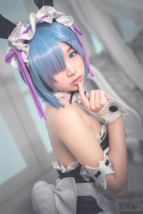 beautiful rem bunny maid cosplay a sexy fusion sankaku