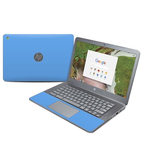solid state blue hp chromebook   skin istyles