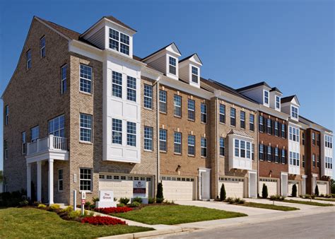 grove and waverly townhouses at parkside by mid atlantic builders