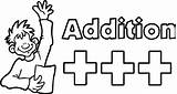 Addition Coloring Wecoloringpage sketch template