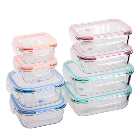 Wholesale 16 Piece Glass Storage Containers With Lids Dollardays