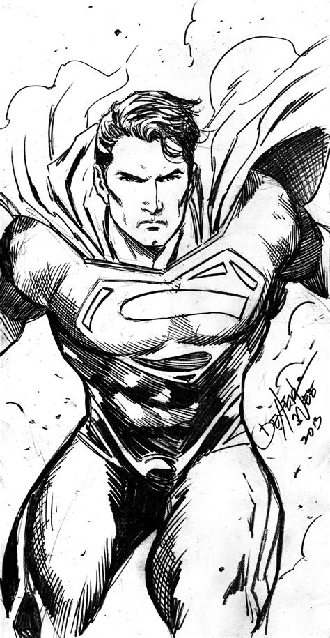 superman sketch  dexterwee  deviantart
