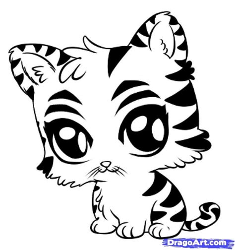 clever collection coloring pages  cute tigers tiger coloring