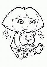 Coloring Swiper Popular Dora sketch template