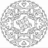 Mandala Intermediate Faber Castell Malvorlagen Ausmalbilder Divyajanani sketch template