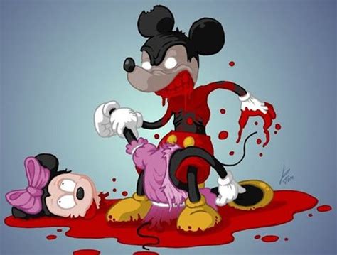zombie mickey frisst minnie mouse dravens tales from the crypt