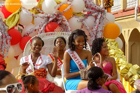 Carnival Miss Teen Contestants Image Of Dominica A Photo Travel