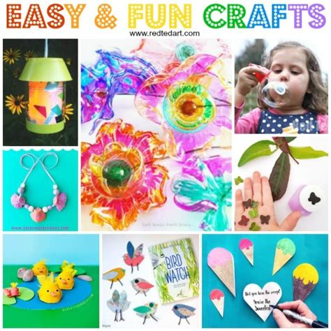 easy fun crafts  kids    home red ted art kids crafts